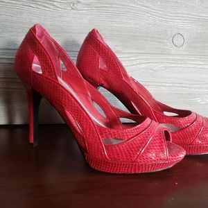 White House / Black Market red Heels